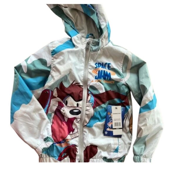 Space Jams Windbreaker Zipper Up Members Only Tune Squad - Picture 1 of 5